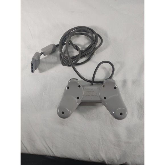 SONY Playstation One Controller OEM Gray Tested Working - Picture 3 of 3